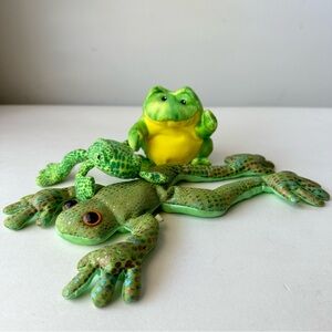Plush Frog Plush Bundle of 3